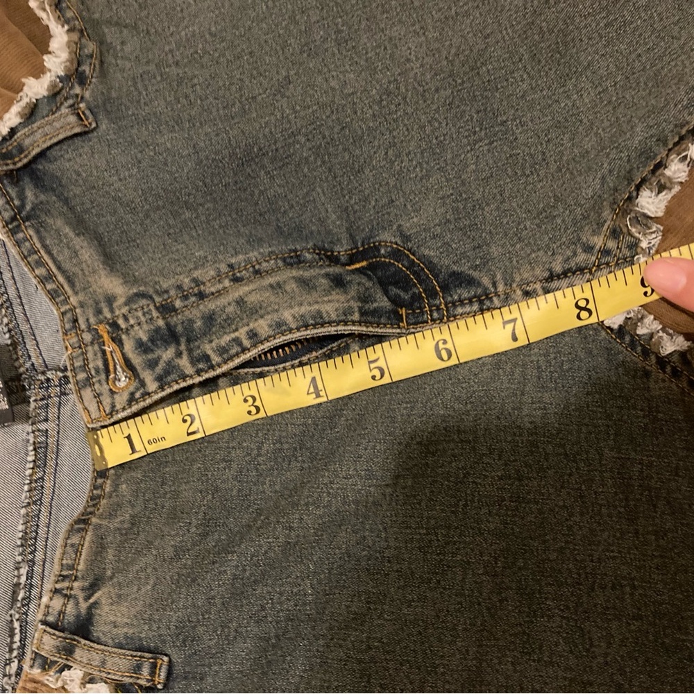 y2k patchwork jeans - image 3